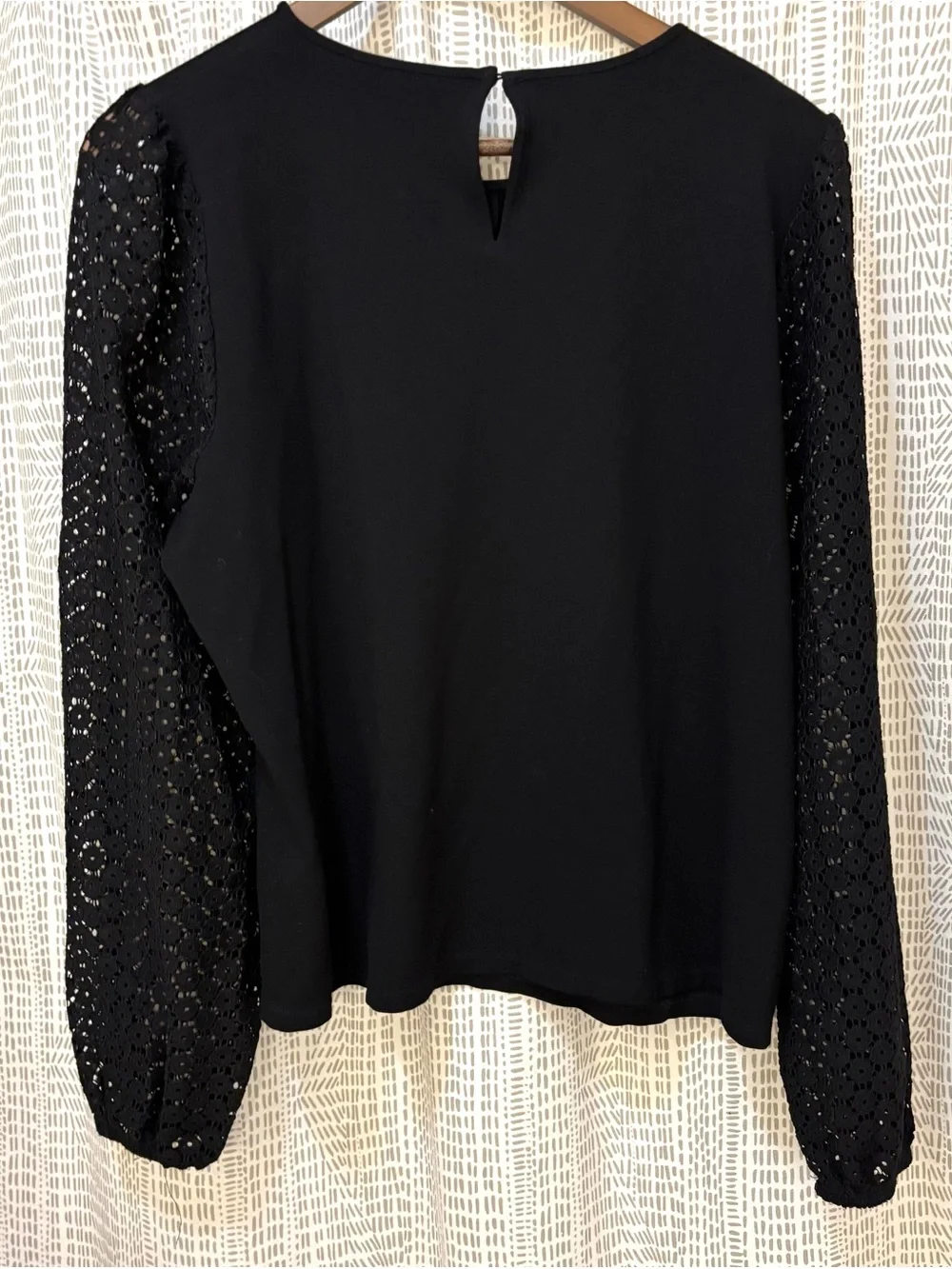 Boden lace sleeve top